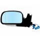 Зеркало боковое левое ВАЗ 2104-07 ЛТА-5 УГО тросовая рег, ук поворота, обогрев, голубое, асферика
