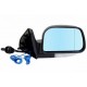 Зеркало боковое правое ВАЗ 2108-15 ТА-9 УГО тросовая рег, ук поворота, обогрев, голубое, асферика